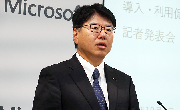 日本マイクロソフト株式会社 執行役員 常務 パブリックセクター事業本部長 佐藤知成氏