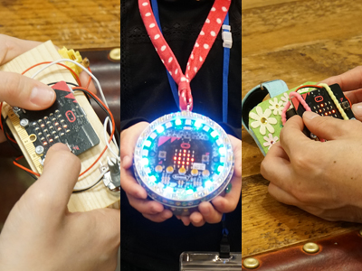 ペンダントやゲーム機 社会問題を解決するシステムまで こだわりと工夫がアピールされた Micro Bit の作品コンテスト 1 3 Edtechzine エドテックジン