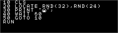 30行目のおにぎりの絵文字は、Altキー+Bで入力できます。