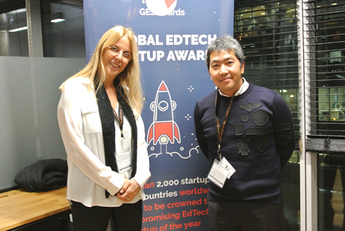 写真左から、MindCET セシリア・ワイスマン博士、株式会社EduLab 取締役副社長 兼 CMO 和田周久
