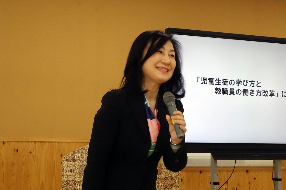 多久市教育委員会 教育長 田原優子氏